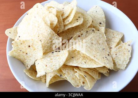 nachos come tipico aperitivo messicano Foto Stock