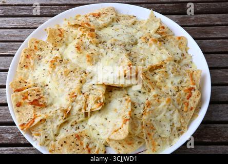 nachos come tipico aperitivo messicano Foto Stock
