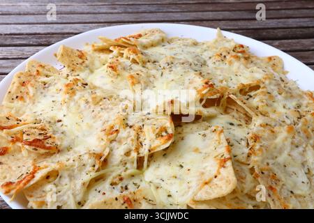 nachos come tipico aperitivo messicano Foto Stock