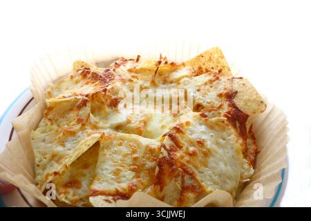 nachos come tipico aperitivo messicano Foto Stock