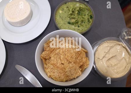 nachos come tipico aperitivo messicano Foto Stock