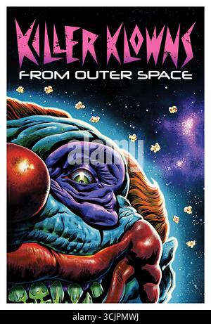 KILLER KLOWNS from outer space (1988), diretto da Stephen CHIODO. Credito: CHIODO FRATELLI PRODUCTIONS / Album Foto Stock