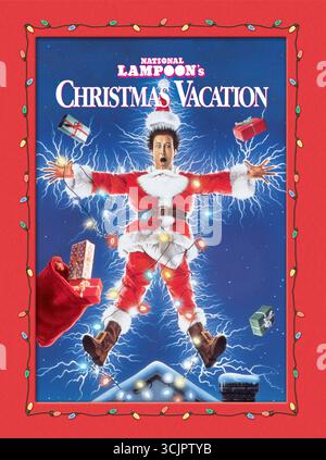 CHEVY CHASE NELLA VACANZA DI NATALE DI LAMPOON NAZIONALE (1989), DIRETTO DA GEREMIA S. CHECHIK. Credit: WARNER BROS. / Album Foto Stock