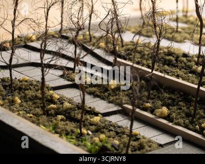 Jubilee Wellness Center Model, posizione: St. Louis, Missouri, architetto paesaggista: Arbolope Studio Foto Stock