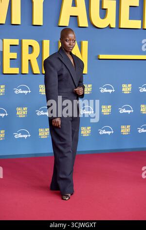 Florence Kasumba bei der Weltpremiere von Disney Original serie Call My Agent Berlin in Berlin AM 08.09.2025 *** Florence Kasumba alla prima mondiale della serie Disney Original Call My Agent Berlin a Berlino l'08 09 2025 Foto Stock