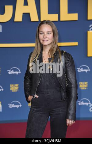 Sonja Gerhardt bei der Weltpremiere von Disney Original serie Call My Agent Berlin in Berlin AM 08.09.2025 *** Sonja Gerhardt alla prima mondiale della serie Disney Original Call My Agent Berlin a Berlino l'08 09 2025 Foto Stock