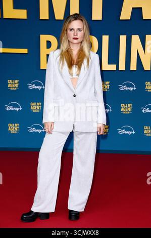 Kara Edenberg bei der Premiere der Disney+ serie "Call My Agent Berlin" im Colosseum Kino. Berlino, 08.09.2025 Foto Stock