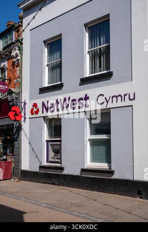 NAT West Bank Cymru ad Abergavenny Monmouthshire Galles Regno Unito Foto Stock