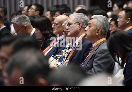Pechino, Cina. 10 settembre 2025. Il Global Trade in Services Summit della China International Fair for Trade in Services (CIFTIS) 2025 si terrà a Pechino, capitale della Cina, il 10 settembre 2025. Crediti: Li Xin/Xinhua/Alamy Live News Foto Stock