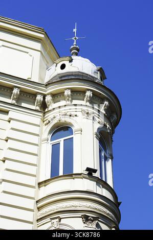 La facciata in stile liberty a Tbilisi Old town Foto Stock