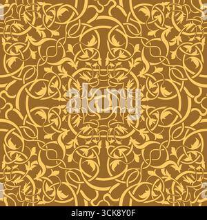 Motivo senza cuciture e stile ordinario Illustrazione Vettoriale