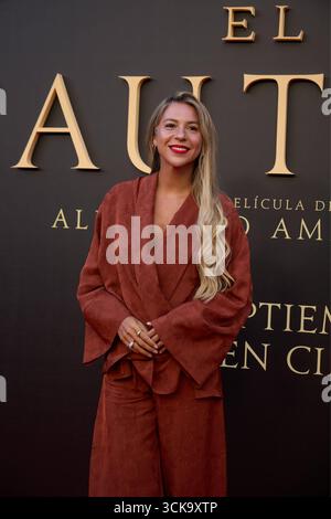 Madrid, Spagna. 15 agosto 2025. Rebeca Ruiz partecipa alla prima del film El Cautivo diretto da Alejandro Amenábar al Cine Callao di Madrid, Spagna, il 10 settembre 2025. Il film, interpretato da Julio Peña Fernández, Alessandro Borghi, Miguel Rellán, Fernando Tejero, Luna Berroa, Luis Callejo, José Manuel Poga, Albert Salazar, Juanma Muniagurria, Jorge Asín, Mohamed Said e Walid Charaf raccontano la storia della prigionia di Miguel de Cervantes ad Algeri nel 1575. Il film sarà distribuito nelle sale cinematografiche spagnole il 12 settembre. Crediti: CORDON PRESS/Alamy Live News Foto Stock