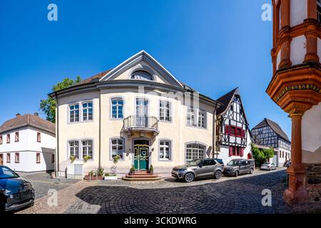 Città vecchia di Hanau Steinheim, Assia, Germania Foto Stock