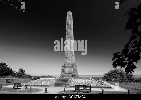 Il War Memorial a Olivers Point, città di Scarborough, North Yorkshire, Inghilterra, Regno Unito Foto Stock