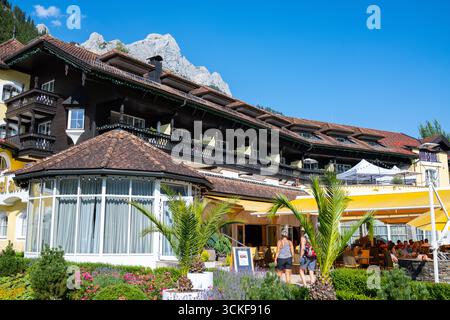 Haldensee, Austria. 09 agosto 2025. Via Salina - Hotel am SEE il 9 agosto 2025 a Haldensee, Tirolo, Austria . Fotografo: ddp Images/STAR-Images credito: ddp media GmbH/Alamy Live News Foto Stock