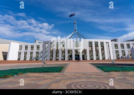 Parlamento a Canberra, Australia. Foto Stock