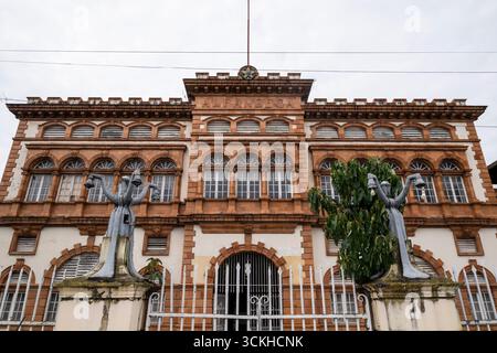 Edificio storico della dogana nel centro di Manaus, Amazonas, Brasile Foto Stock