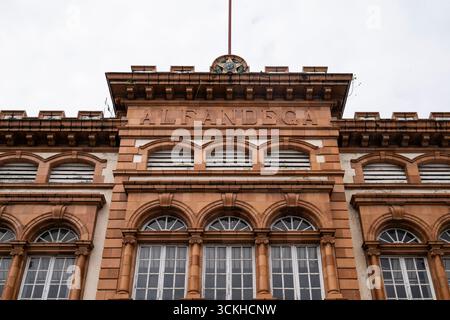 Edificio storico della dogana nel centro di Manaus, Amazonas, Brasile Foto Stock