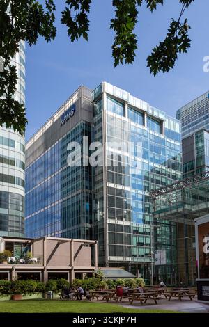 15 Canada Square, Canary Wharf, Londra Foto Stock