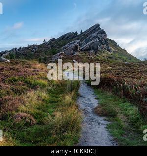 Ramshaw rocce, Peak District Foto Stock