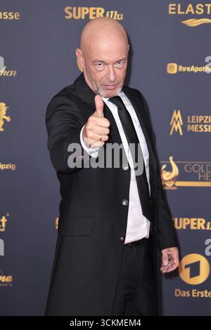 Der Graf von „Unheilig“ bei der Verleihung 'Die Goldene Henne' AM 12.09.2025 a Lipsia Foto Stock