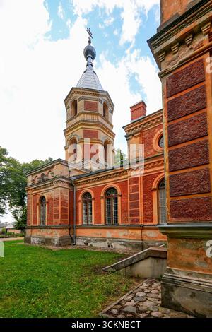 Cattedrale ortodossa di Sant'Isidoro a Valga, Estonia, negli Stati baltici Foto Stock