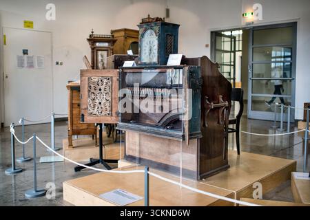 Monaco di Baviera, Germania - 14 settembre 2018: Un vecchio orchestrion di pianoforti nel museo tedesco di Monaco. Foto Stock