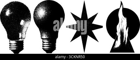 incisione minimalista a barra anetdebar stippling e testo mezzitoni 49c8b93d-f4c0-4ec5-8be6-adf61c308c71 0 tracciato Illustrazione Vettoriale