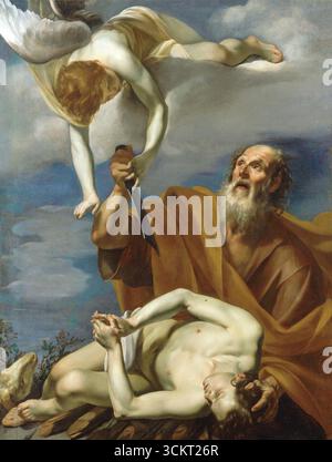 Orazio Riminaldi - il sacrificio di Isacco. Foto Stock