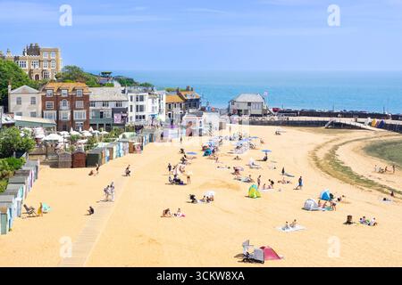 Broadstairs Viking Bay Broadstairs Kent Isola di Thanet Kent Inghilterra Regno Unito GB Europa Foto Stock