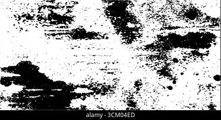 Ruggine senza cuciture con motivi di corrosione per un design dello sfondo e una sovrapposizione artistica. Illustrazione Vettoriale