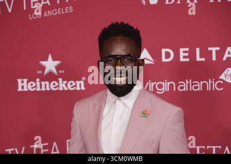 Beverly Hills, Stati Uniti. 13 settembre 2025. Jimmy Akingbola partecipa al BAFTA TV Tea Party al Maybourne Beverly Hills il 13 settembre 2025 a Beverly Hills, California. Foto: Crash/imageSPACE credito: Imagespace/Alamy Live News Foto Stock