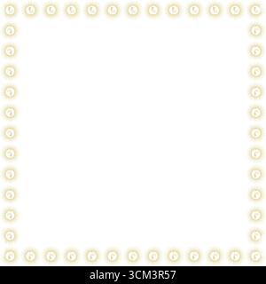 Donna faccia astratta con cornice di foglie. Cornice alla moda per il testo di una donna vettoriale. Elemento template semplice Illustrazione Vettoriale