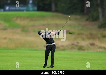 Wentworth Club, Londra, Regno Unito. 14 settembre 2025. Finale del campionato BMW PGA; credito: Action Plus Sports/Alamy Live News Foto Stock