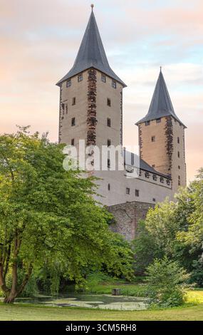 Castello di Rochlitz, Sassonia, Germania Foto Stock
