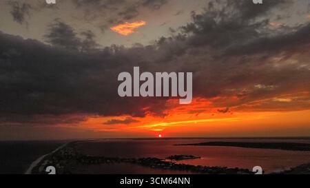 Una bella Pensacola, Florida Sunset Foto Stock