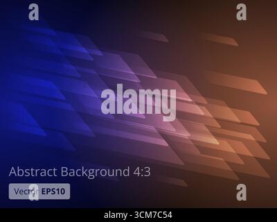 Sfondo geometrico astratto con forme diagonali sovrapposte Illustrazione Vettoriale