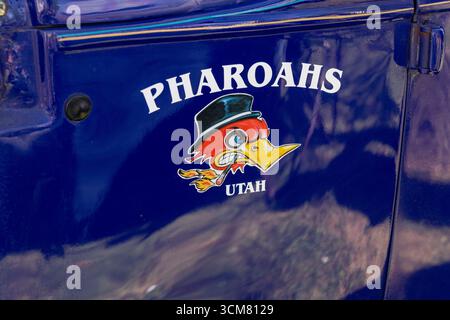 1931 Ford Model A al Moab Rotary Car Show di Moab, Utah. Foto Stock