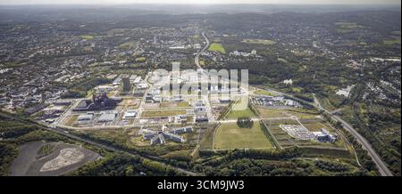 Phoenix-West Areal e Hoesch-Gasometer, nonché Wilo Park, filiale BMW Dortmund, INTECH die Industrieausruester e Amprion GmbH Stromversorger in t Foto Stock