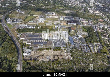 Phoenix-West Areal e Hoesch-Gasometer, nonché Wilo Park, filiale BMW Dortmund, INTECH die Industrieausruester e Amprion GmbH Stromversorger in t Foto Stock