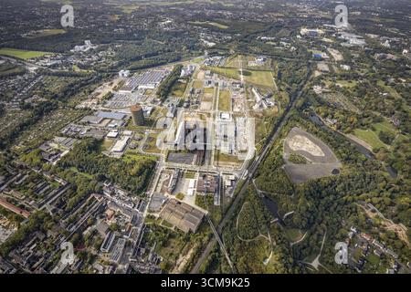 Phoenix-West Areal e Hoesch-Gasometer, nonché Wilo Park, filiale BMW Dortmund, INTECH die Industrieausruester e Amprion GmbH Stromversorger in t Foto Stock
