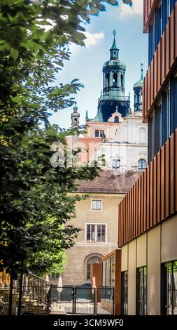 Cupola del Museo nazionale bavarese a Lehel a Monaco. Foto Stock