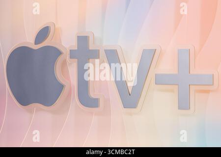 West Hollywood, Stati Uniti. 14 settembre 2025. WEST HOLLYWOOD, LOS ANGELES, CALIFORNIA, Stati Uniti d'America - 14 SETTEMBRE: Una visione generale dell'atmosfera al 77 ° Annual Primetime Emmy Awards Party di Apple TV tenutosi a Ysabel il 14 settembre 2025 a West Hollywood, Los Angeles, California, Stati Uniti. (Foto di Xavier Collin/Image Press Agency) credito: Image Press Agency/Alamy Live News Foto Stock