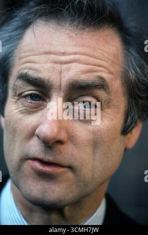 Harry Evans (28 giugno 1928 – 23 settembre 2020), editore di giornali, giornalista britannico-americano. Londra, Inghilterra anni '1986 1980 Regno Unito HOMER SYKES Foto Stock