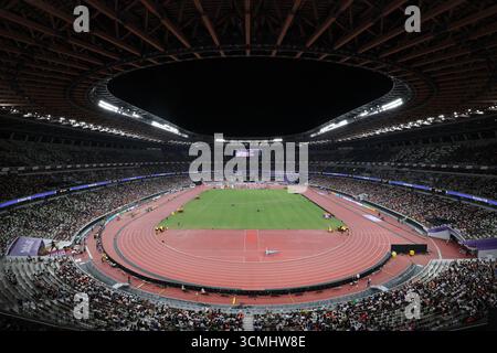 Tokyo, Giappone. 16 settembre 2025. Vista generale Atletica : Campionati del mondo di Atletica di Tokyo 2025 allo Stadio Nazionale di Tokyo, Giappone . Crediti: Yohei Osada/AFLO SPORT/Alamy Live News Foto Stock