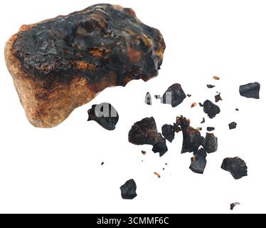 Incenso dhoop, una naturale resina aromatica utilizzata in profumi e incensi Foto Stock