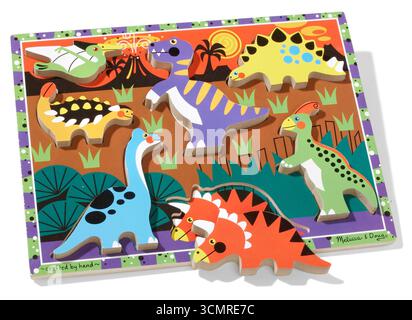 Toy su sfondo bianco Foto Stock