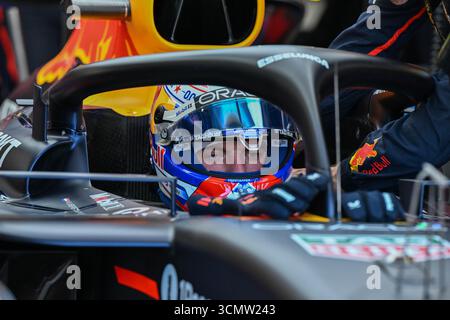 ItalianGP GP GP F1 2025 il 7 settembre 2025 a Monza, Italia - Formula 1 Max Verstappen pilota della Red Bull Foto Stock