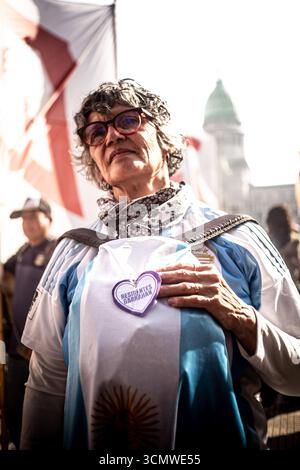 Caba, Buenos Aires, Argentina. 17 settembre 2025. L'opposizione è riuscita a garantire i due terzi dei voti necessari per rovesciare la decisione del ramo esecutivo in entrambi i voti. Nel caso di emergenza pediatrica, ci sono stati 181 voti a favore e 60 contrari, mentre per la legge sui finanziamenti universitari ci sono stati 174 voti a favore, 67 contrari e due astensioni. (Credit Image: © Daniella Fernandez Realin/ZUMA Press Wire) SOLO PER USO EDITORIALE! Non per USO commerciale! Foto Stock