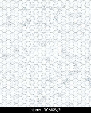 Sfondo strutturato astratto con motivi esagonali e texture Foto Stock